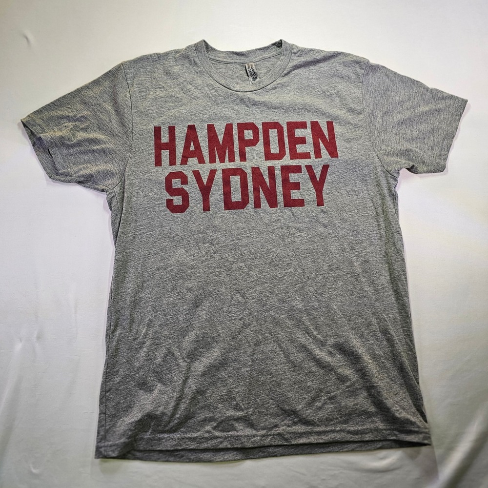 Hampden Sydney College  Australia T-Shirt Mens Large Gray Heather Tri-Blend L